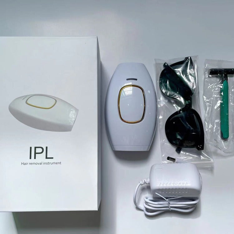 Instrumento de depilación automática, instrumento de depilación IPL láser de pulso fuerte indoloro de cuerpo completo Facial de mano