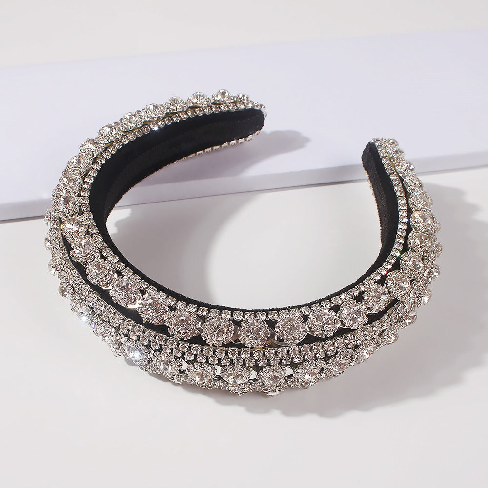 Full Crystal Luxury Rhinestones Headbands For Womens