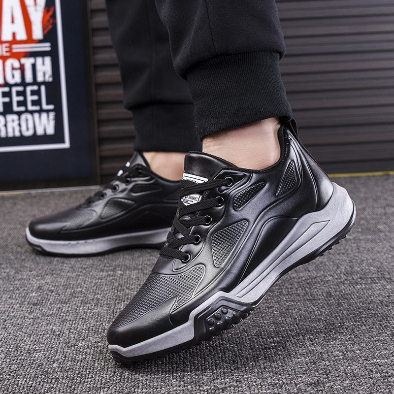 Men's Winter New Thickened Thermal Leather Shoes Fashion Korean Leather