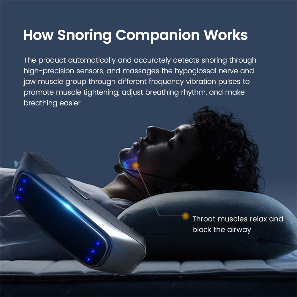 Intelligent Throat Pulse Stop Snoring Device Sleep Instrument