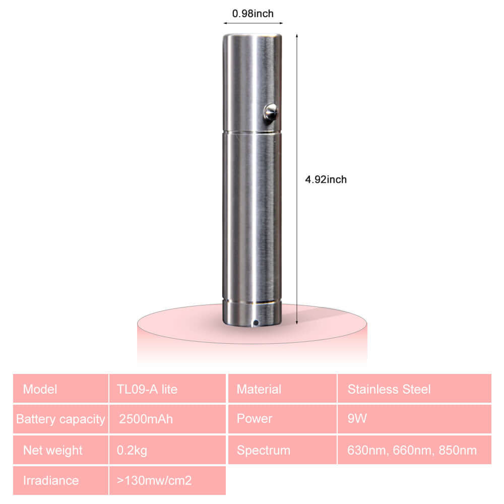 Led Therapy Portable Beauty Lamp RL09A-Lite 630nm 660Nm 850Nm Skin Care.