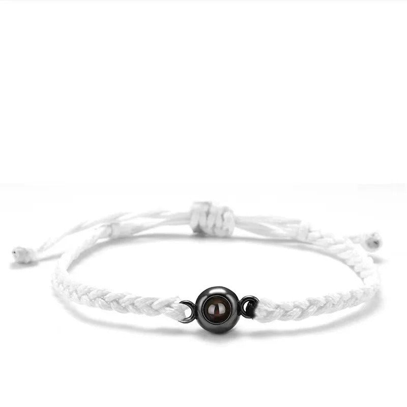Stainless steel projected braided bracelet jewelry