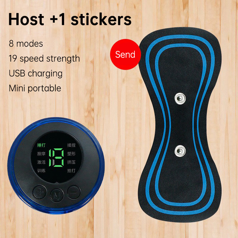 EMS Electric Pulse Neck Massager Cervical Massage Patch Back Sticker