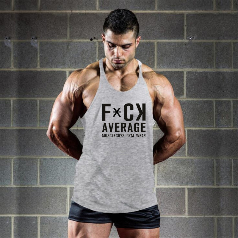 Fitness Ropa Canotta Bodybuilding Stringer camiseta sin mangas hombres