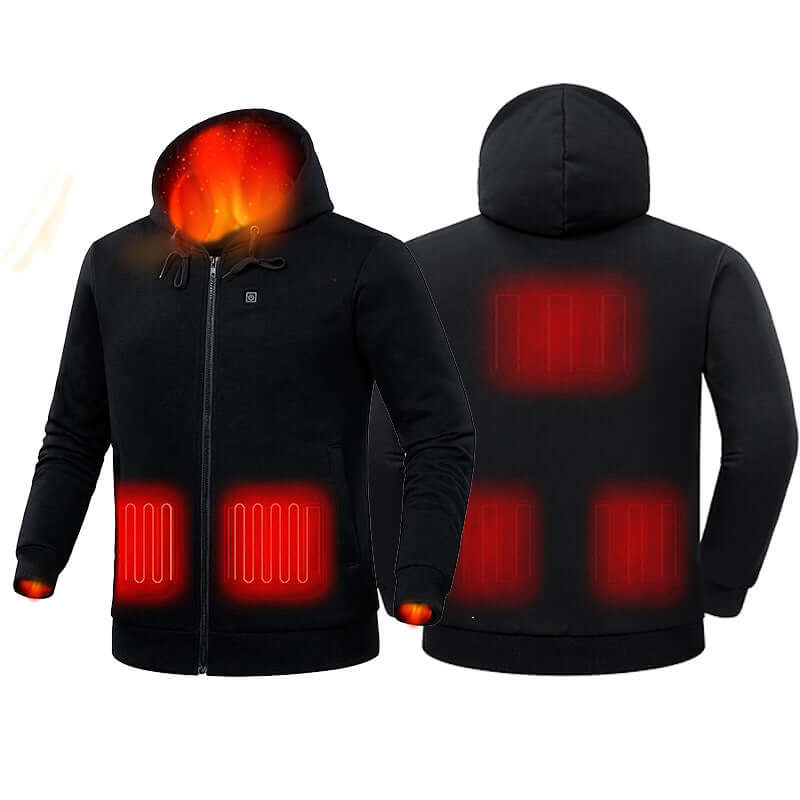 Heating hoodie heating jacket hooded sweatshirt power bank charging and heating hoodie