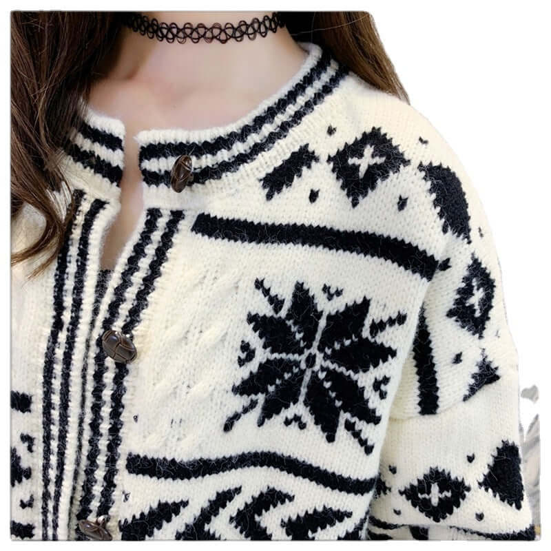 Small knitted sweater for women cardigan for women outerwear