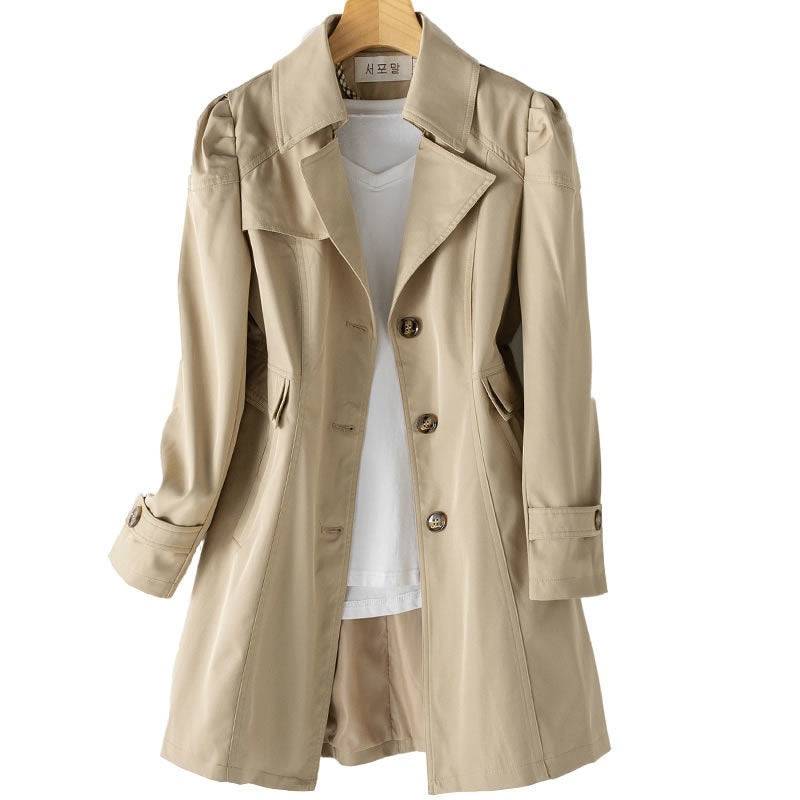 New Trench Coat for Women slim fit Korean version