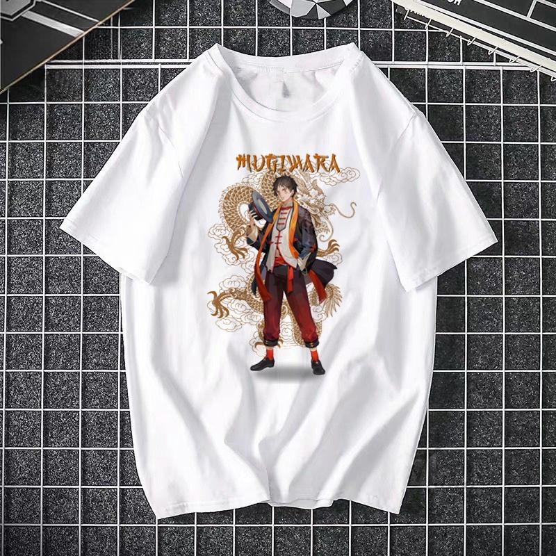 Camiseta estampada de ONE PIECE Pirate King Luffy de cuarto grado, camiseta fina de manga corta de Anime