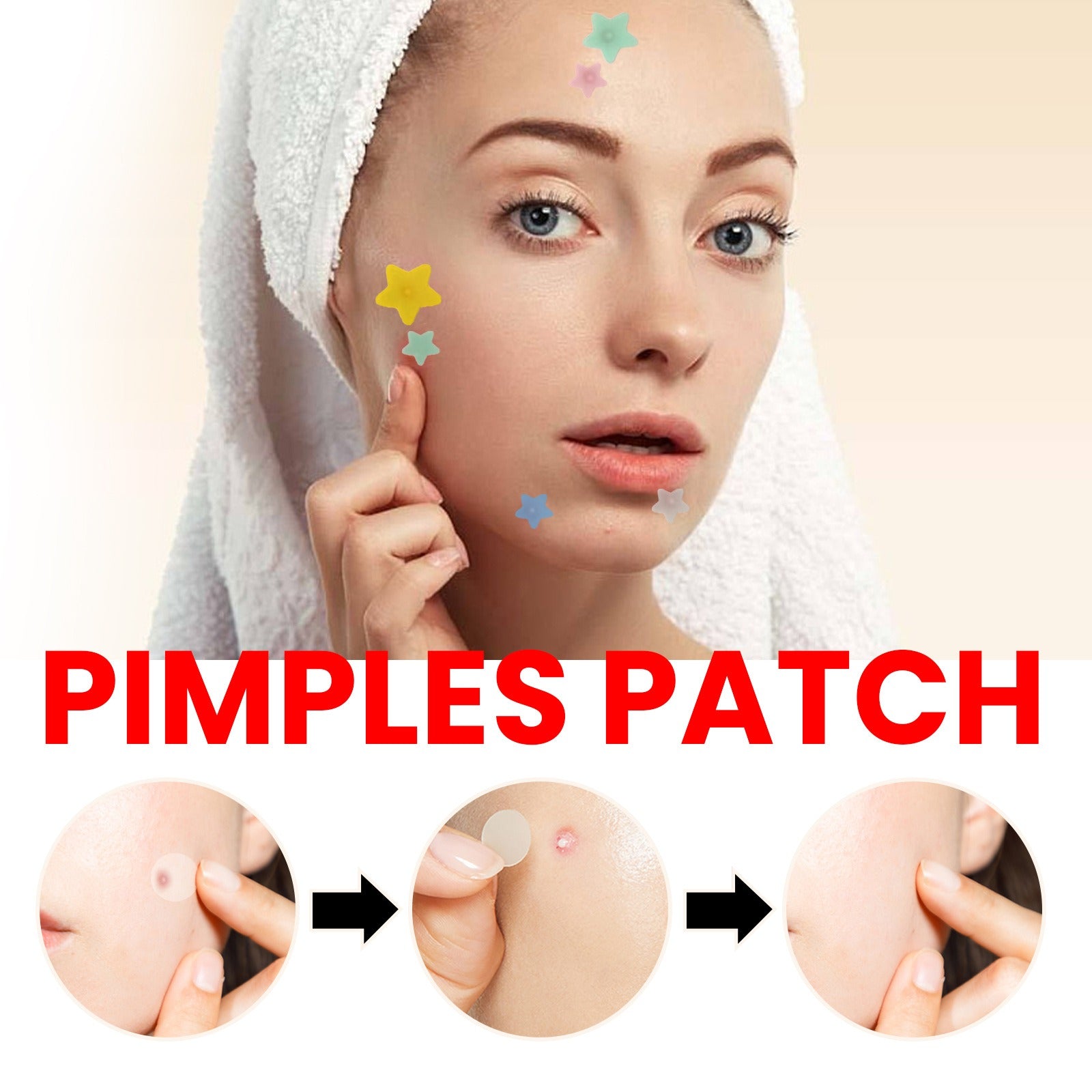 JaysuingRepair Acne Patch Facial Skin Care Fade Blemishes Pimple Marks Closed Acne Blemishes Cover Acne Pimple Repair Patch