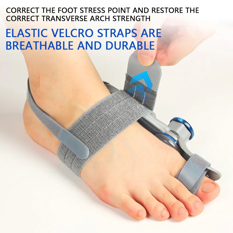 Bunion Corrector Unisex Foot Hallux Valgus Braces Rotatable Toe Separator Straightener Adjustable Pedicure Finger Toe Corrector