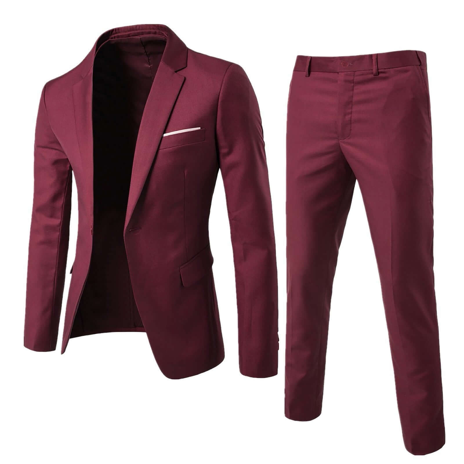 Men's two-piece suit business professional formal suit