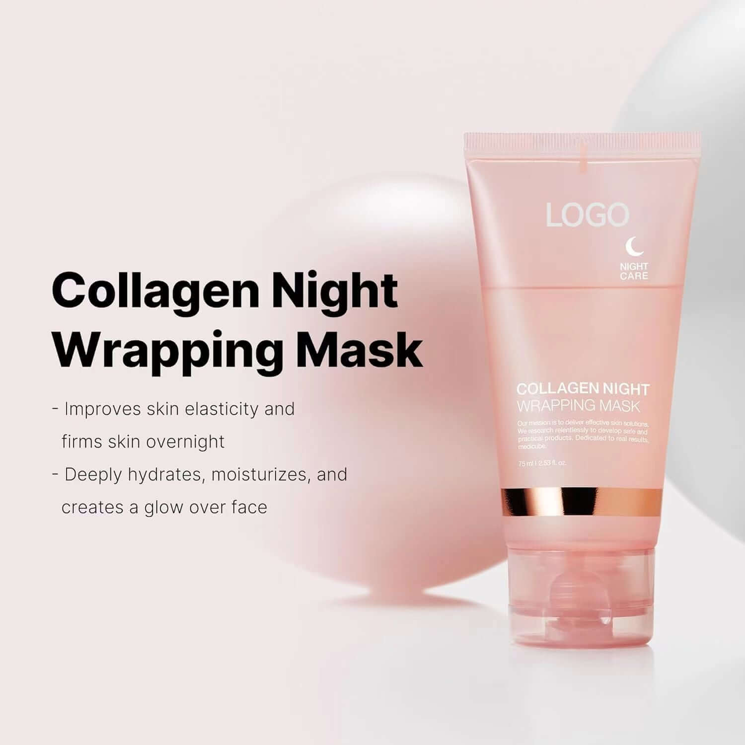 Collagen peel-off mask smearable deep cleansing skin rejuvenation moisturizer.