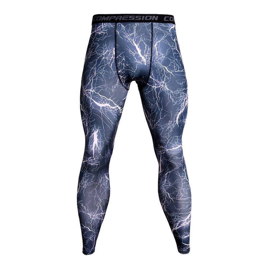 Pantalones de compresión de camuflaje para hombre Ropa ajustada Leggings para correr 