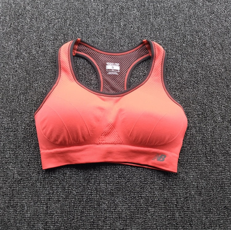 Professional Women sports bras fitness exercise quick-drying Shockproof vest