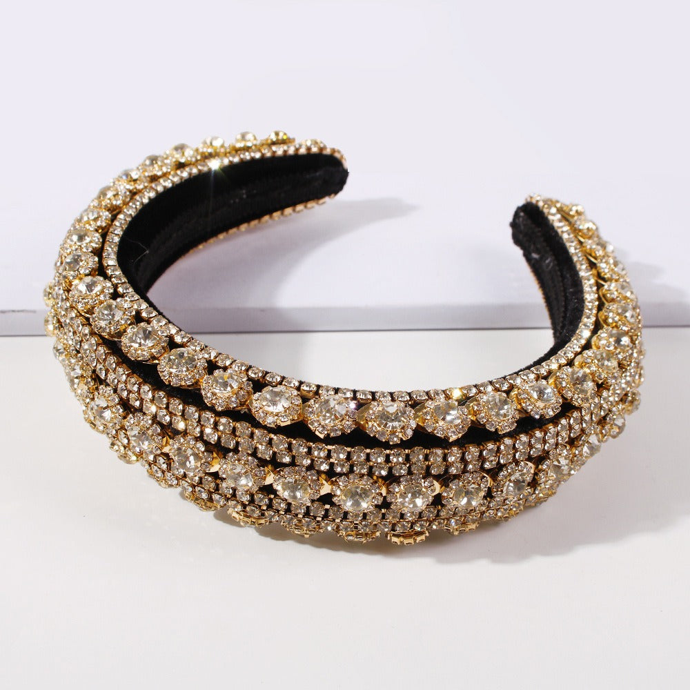 Full Crystal Luxury Rhinestones Headbands For Womens