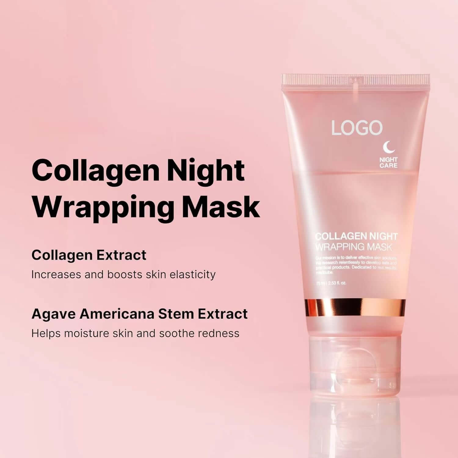 Collagen peel-off mask smearable deep cleansing skin rejuvenation moisturizer.