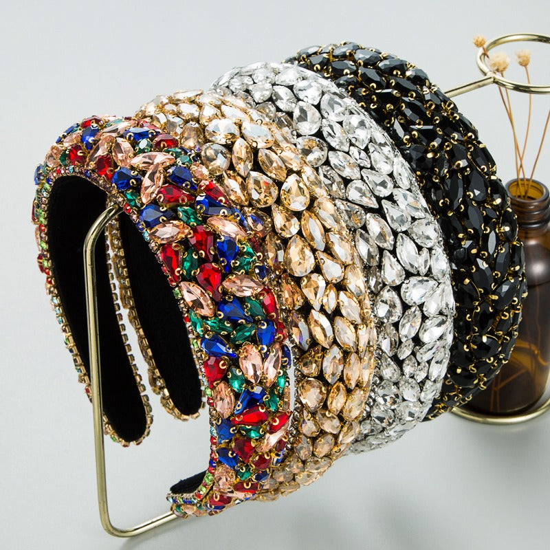 Full Crystal Luxurious Limited Edition Hairbands Sparkly Padded Rhinestones