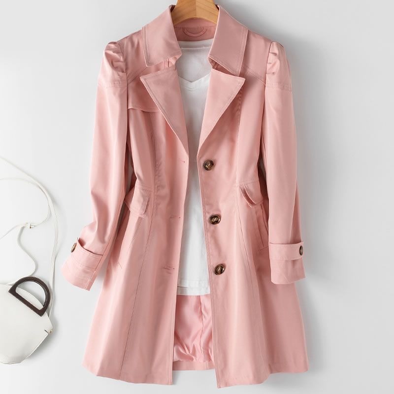 New Trench Coat for Women slim fit Korean version