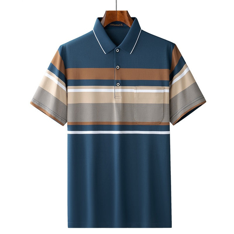 Leisure middle-aged and elderly Polo T-shirts