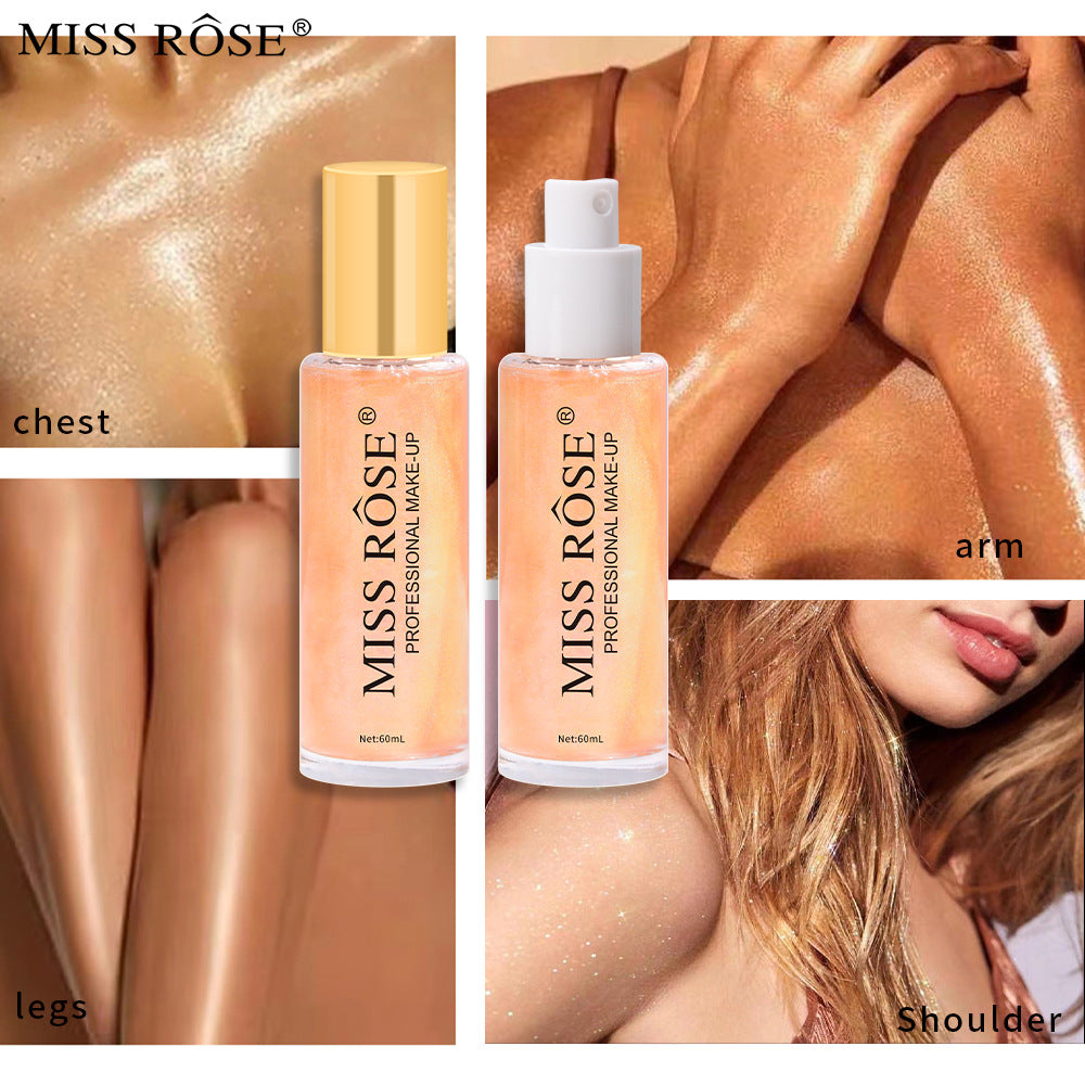 Quicksand Liquid Body Glitter Spray Impermeable Resistente al sudor