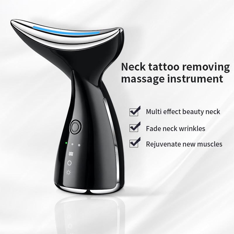 Neck Beautifying Instrument Fishtail Neck Massage To Remove Fine Lines With Color Light Micro