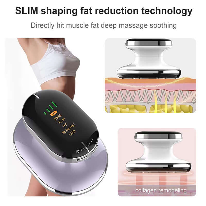 Body shaping and slimming device ultrasonic color light microcurrent.