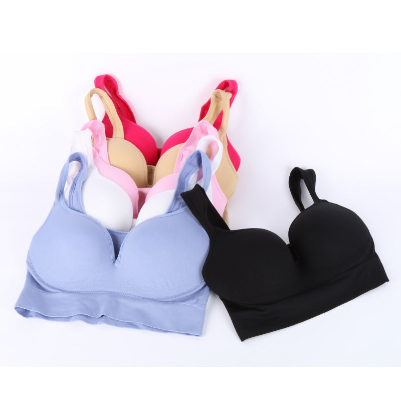 Women Sports Bra Racerback Seamless Wireless Bras