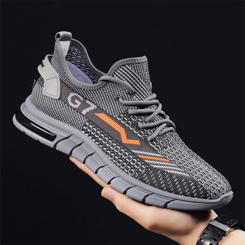 Flying Woven Sports Men's Shoes Summer Breathable Casual Shoes