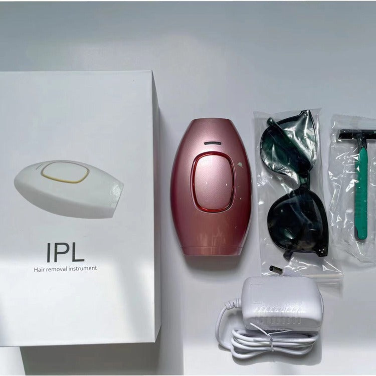 Instrumento de depilación automática, instrumento de depilación IPL láser de pulso fuerte indoloro de cuerpo completo Facial de mano