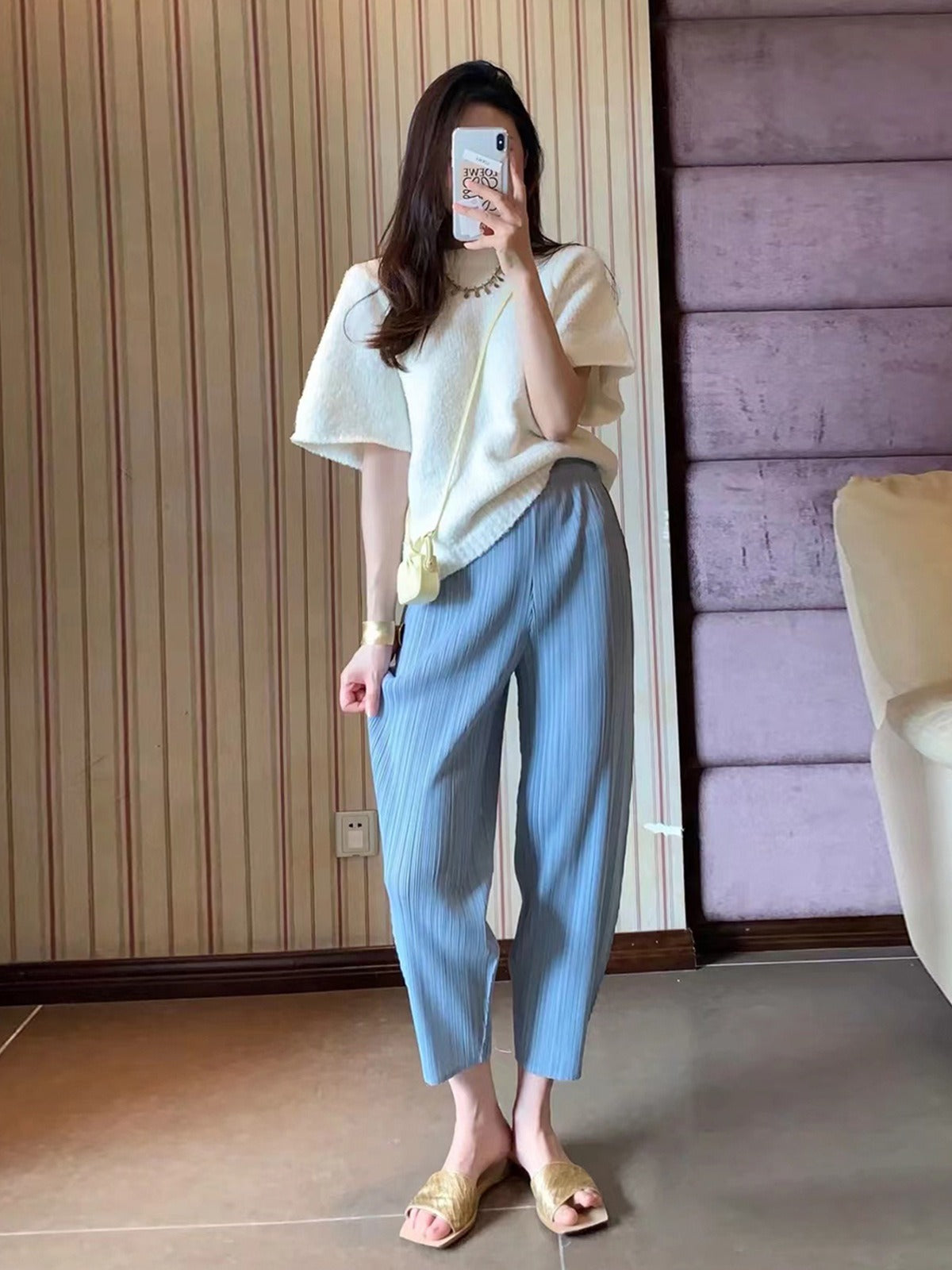 Nine point small leg radish pants casual pants