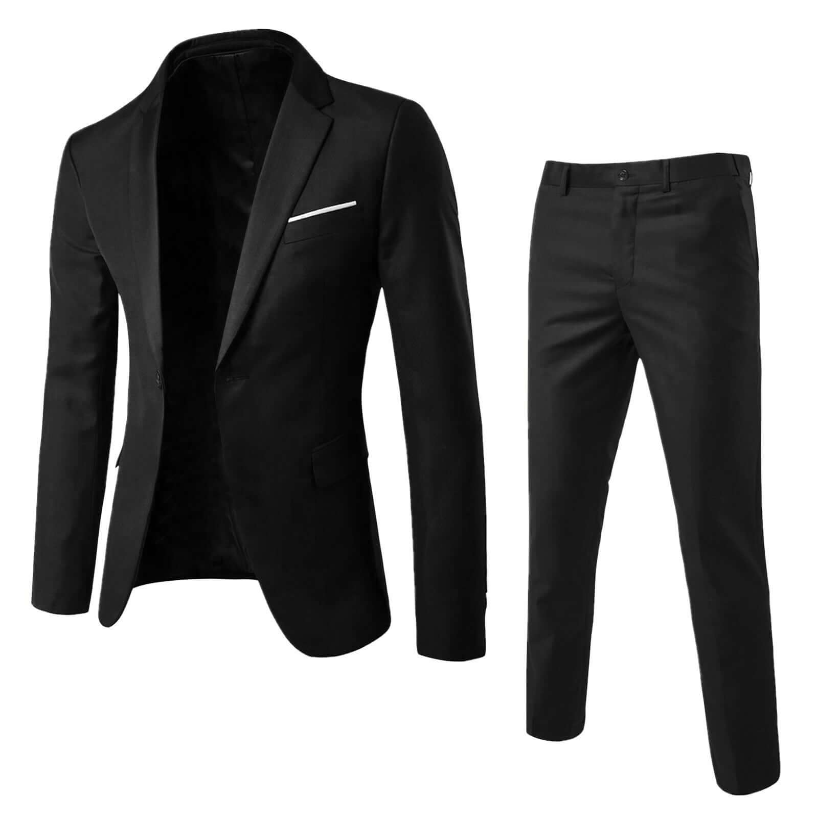 Men's two-piece suit business professional formal suit