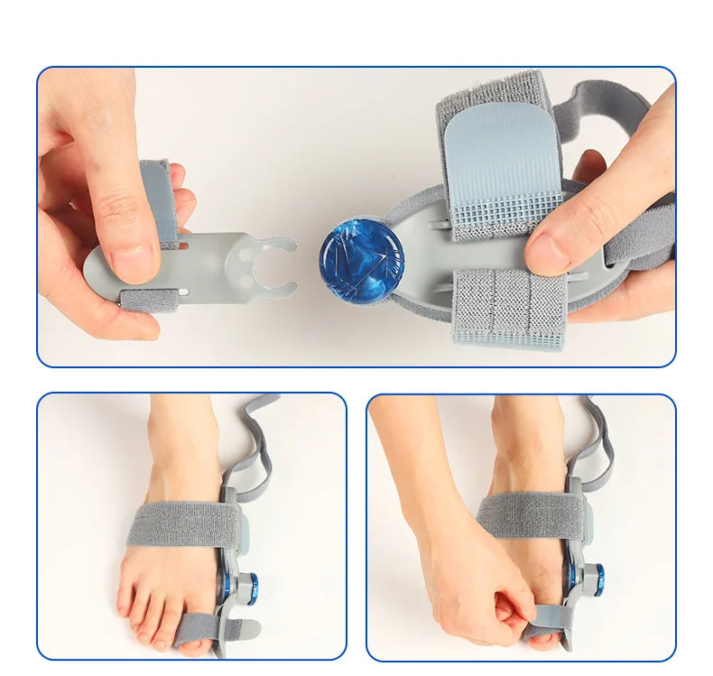 Bunion Corrector Unisex Foot Hallux Valgus Braces Rotatable Toe Separator Straightener Adjustable Pedicure Finger Toe Corrector