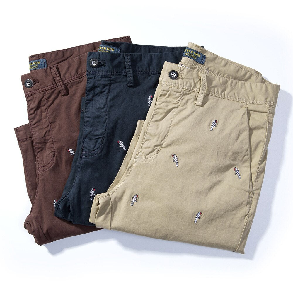 Pantalones cortos cargo informales de algodón para hombre