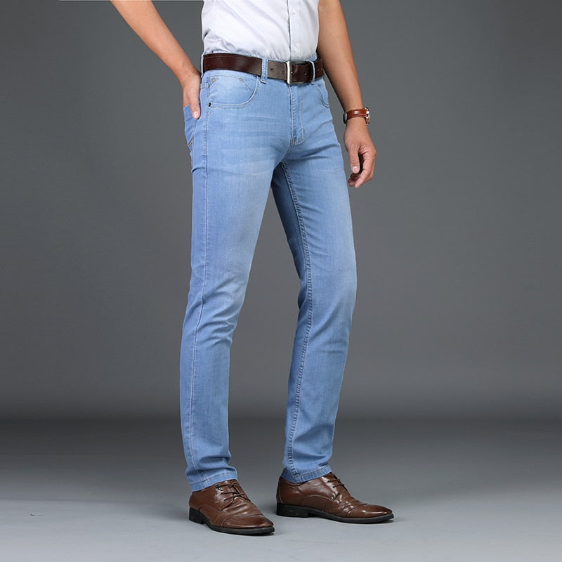 Fashion Men Casual Jeans Slim Fit