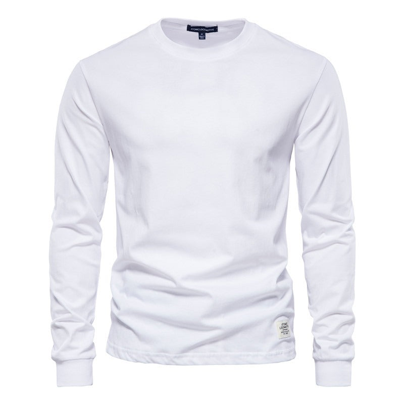 Long Sleeve New Men's Cotton T-Shirt