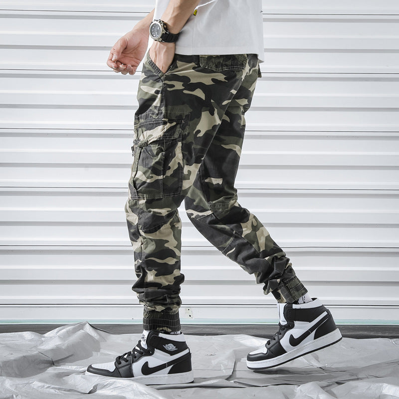 Fashion Camouflage Overalls Cargo Pants