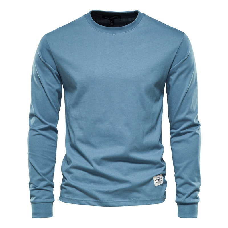 Long Sleeve New Men's Cotton T-Shirt