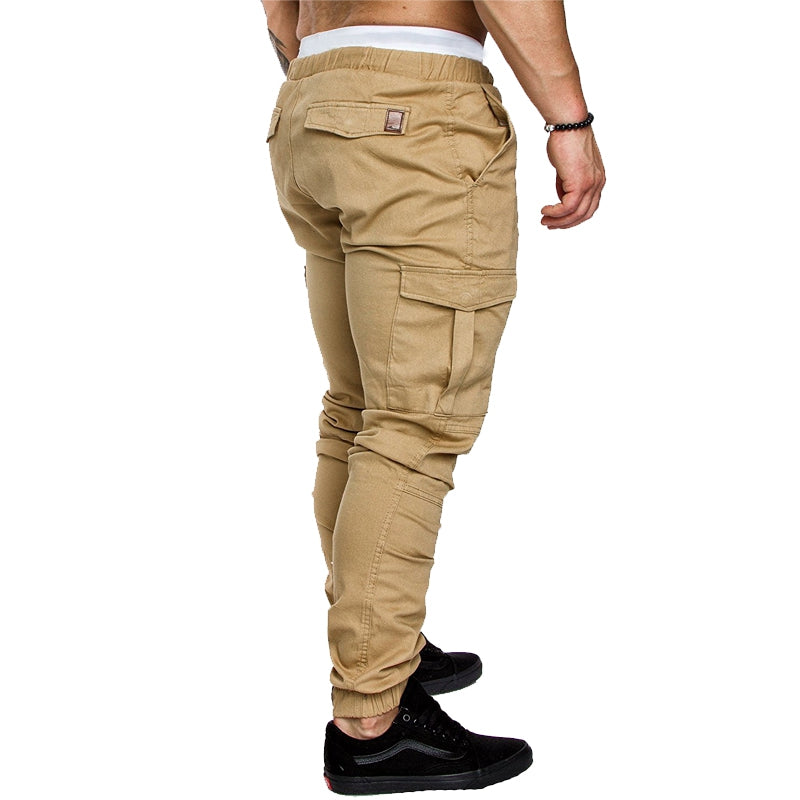 Elastic Pants Men's Trousers