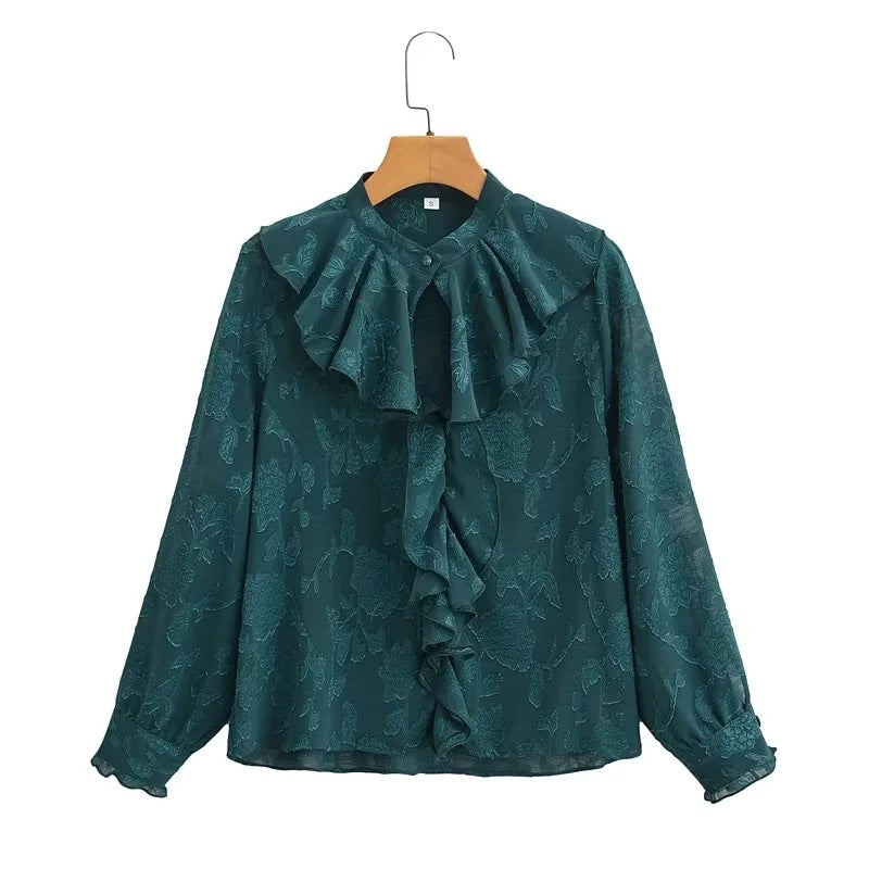 New Fashion Loose Layered Decorative Shirt Top Women