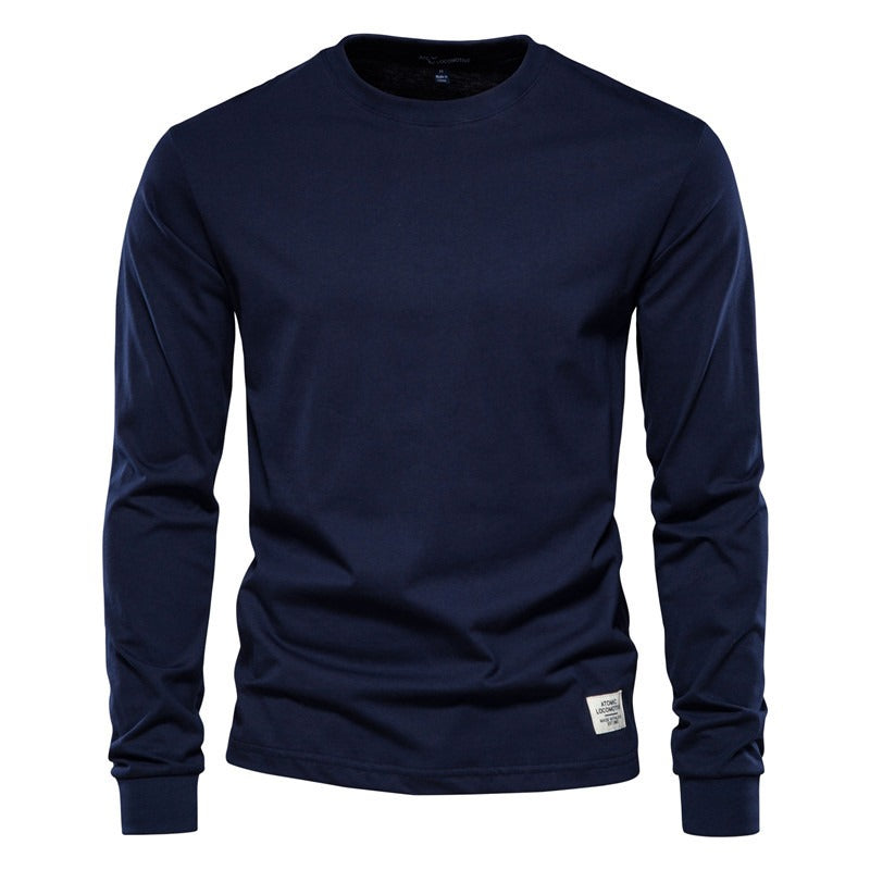 Long Sleeve New Men's Cotton T-Shirt