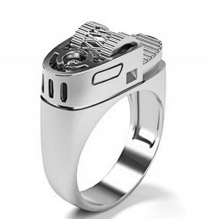 New Jewelry European And American Style Lighter Ring Personalized Ring