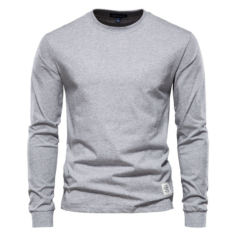 Long Sleeve New Men's Cotton T-Shirt