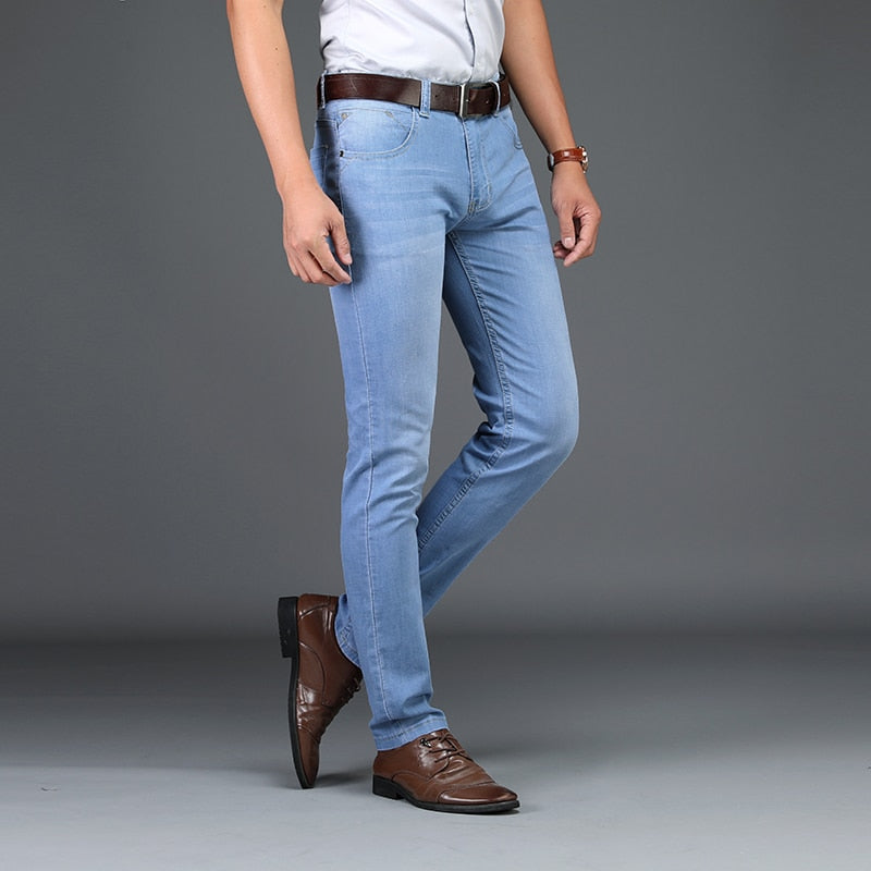 Fashion Men Casual Jeans Slim Fit