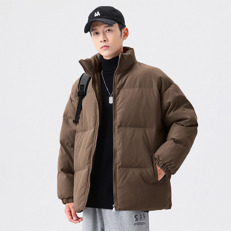 Winter New Men's Korean Thickened Cotton Coat