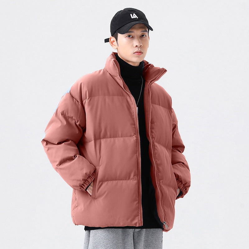 Winter New Men's Korean Thickened Cotton Coat