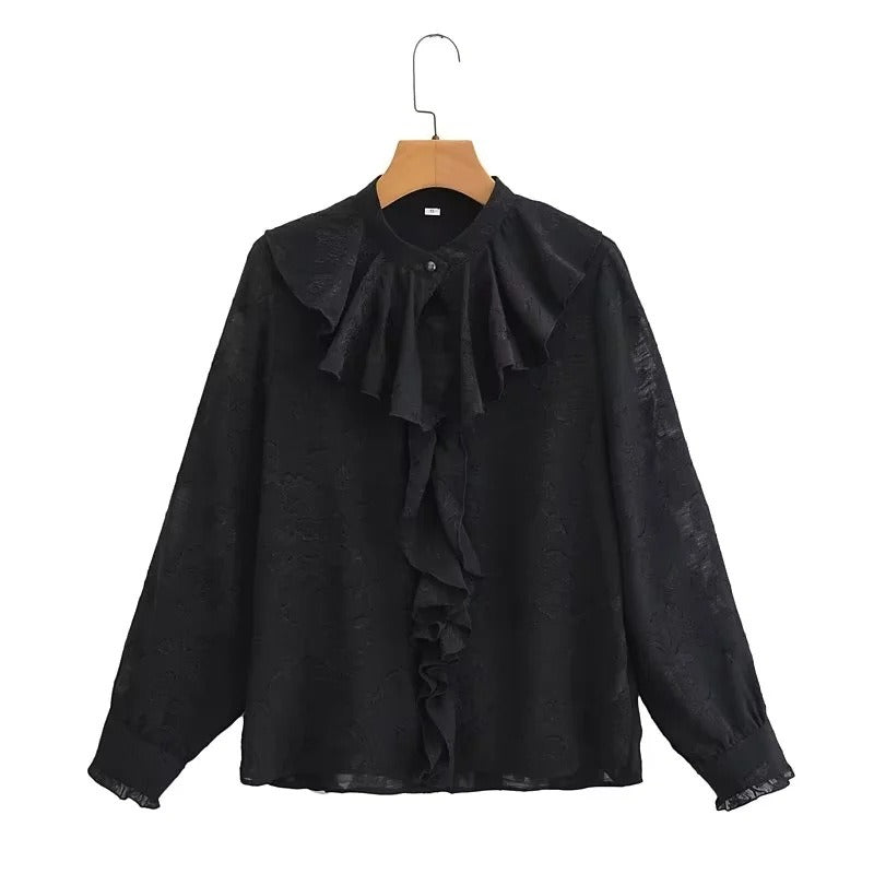 New Fashion Loose Layered Decorative Shirt Top Women