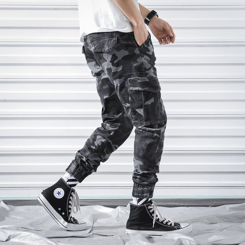 Fashion Camouflage Overalls Cargo Pants