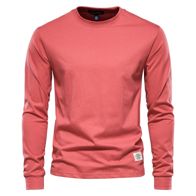 Long Sleeve New Men's Cotton T-Shirt