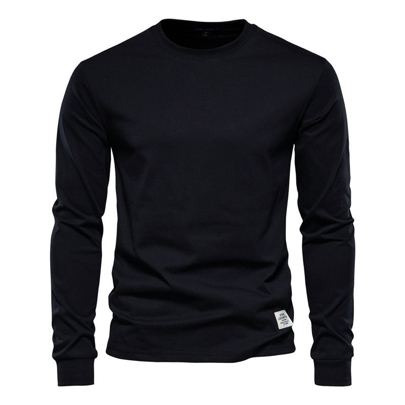 Long Sleeve New Men's Cotton T-Shirt