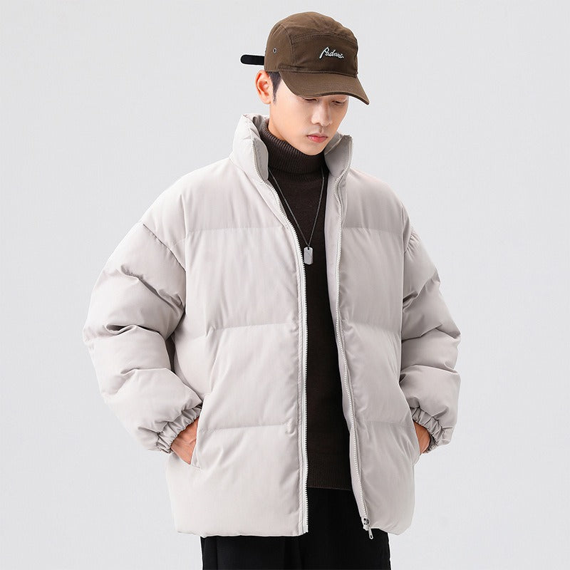 Winter New Men's Korean Thickened Cotton Coat